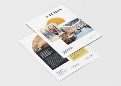 64 Cléry – Identité visuelle pour l’espace de rencontre de la communauté du cuir à Paris