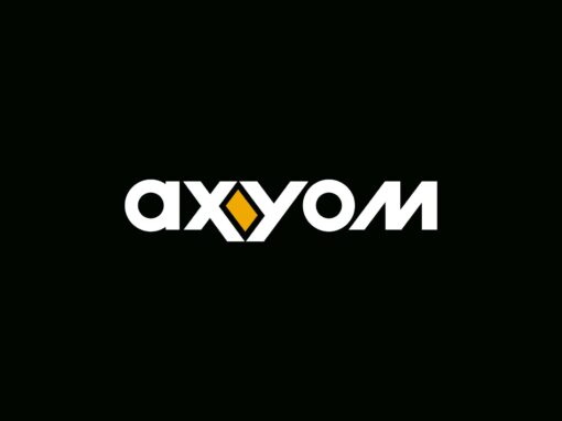 Axyom – Logotype et site internet pour des distributeurs JCB©